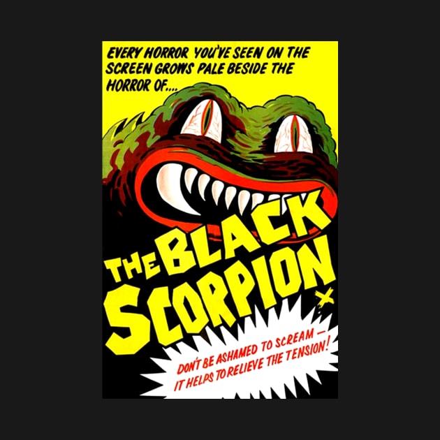 Classic Science Fiction Movie Poster - The Black Scorpion by Starbase79