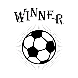 Soccer Winner Goal Champion Soccer Ball Football T-Shirt