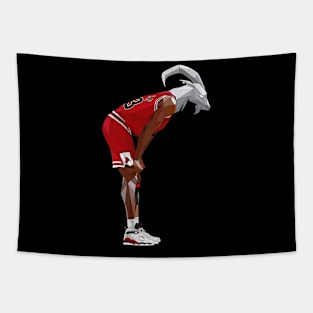 BASKETBALLART - MVP JORDAN GOAT Tapestry