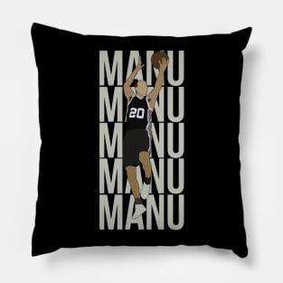 Manu Ginobili - San Antonio Spurs Pillow