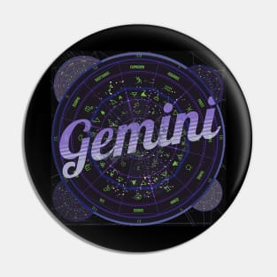 Gemini Zodiac Astrology Pin