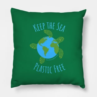 Keep the Sea Plastic Free Pillow