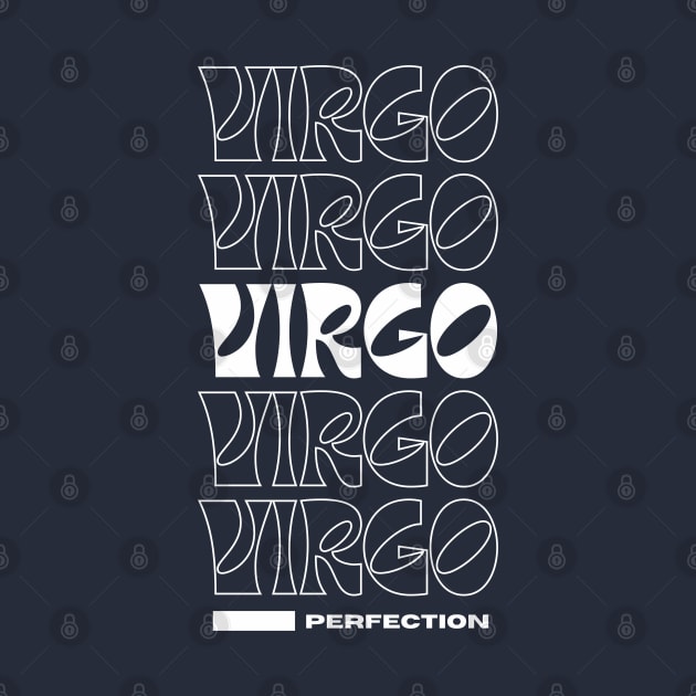 Virgo Zodiac design retro by Juliet & Gin
