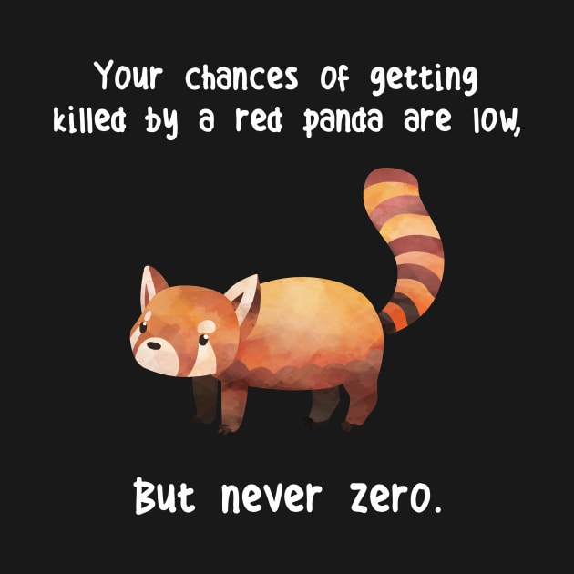 Red Panda Never Zero by Psitta