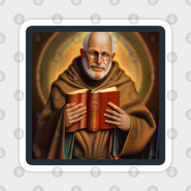 Friar Carl Jung and his Red Book Magnet by PaigeCompositor