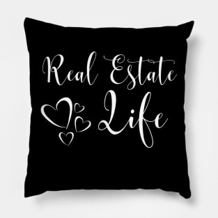 Real Estate Life Pillow