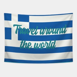 Travel Around the World - Greece Tapestry