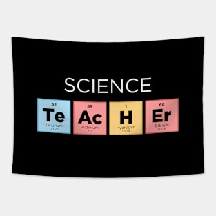 Science Teacher Periodic Table - Color Tapestry