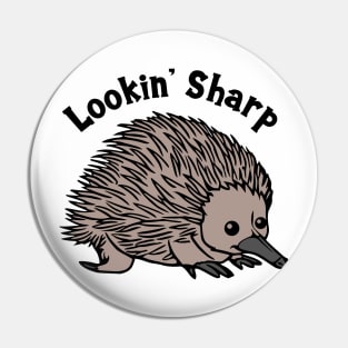 Lookin' Sharp Echidna Pin