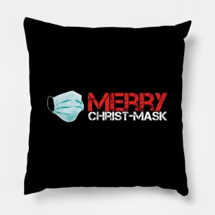 Xmask Merry Christ Mask 2020 Quarantine Christmas Pillow