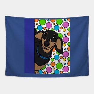 Funny Dachshund Dog Tapestry