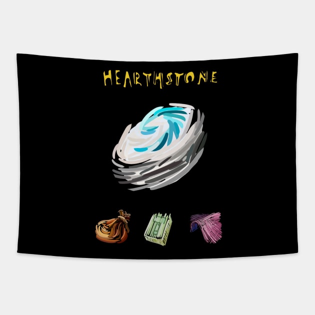 Hearthstone - Piedra de Hogar Tapestry by Roningasadesign