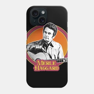 Merle Haggard /\/ Retro Country Music Fan Design Phone Case