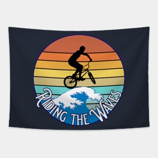 Riding the Waves Tapestry