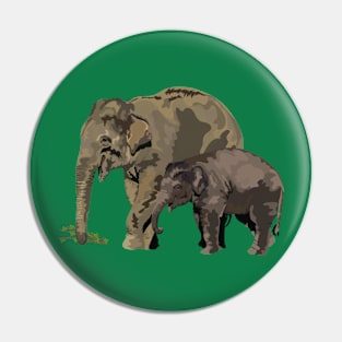 Elephants Never Forget Pin