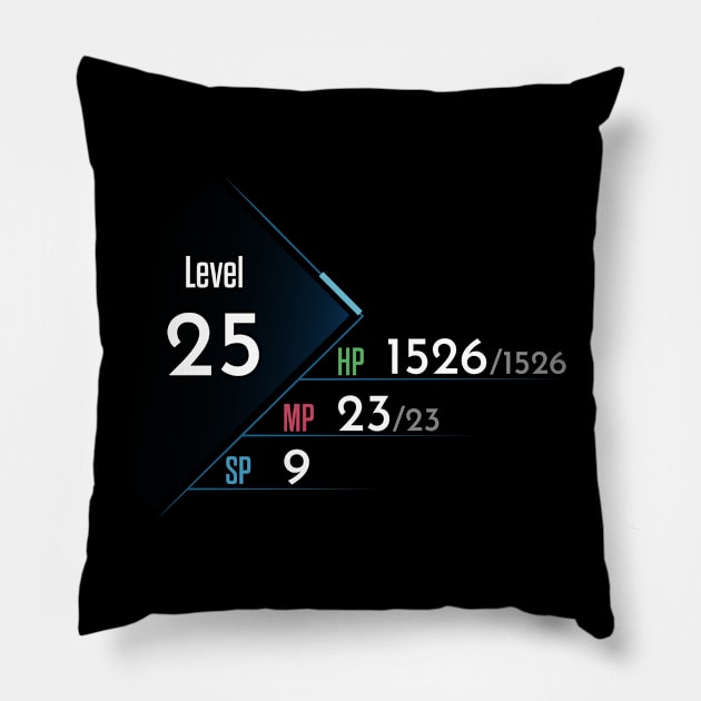 Level 25 Pillow by t4tif