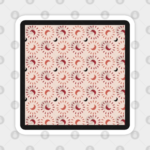 Retro Pattern Magnet by AmandaGJ9t3