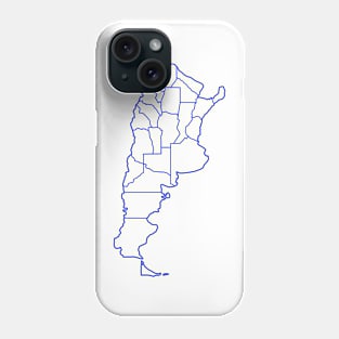 Argentina map Phone Case