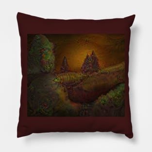 Ebony Dawn Deep Dream Pillow