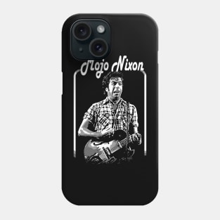 mojo nixon black and white Phone Case