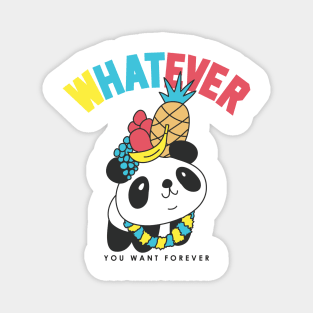 Whatever Hawaii Panda Magnet