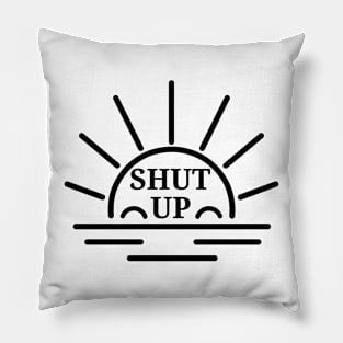 Mean Sunrise Pillow