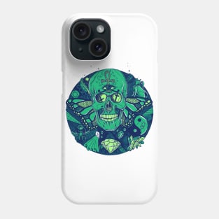 Ngreen Skull Circle of Humanity Phone Case