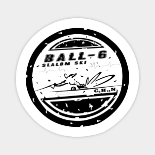 Slalom Ski - Ball 6 GR8DZINE Magnet