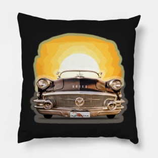 Vintage car design Pillow