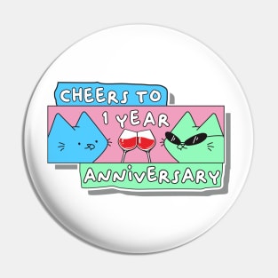 happy anniversary 1 year Pin