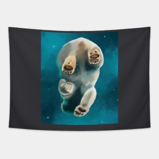 Ice bear Tapestry