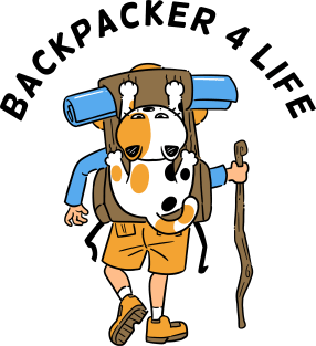 Backpacker Cat Magnet