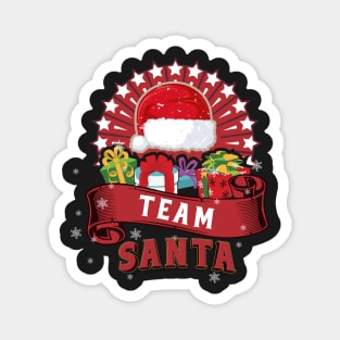 Team Santa Family Christmas Squad Magnet