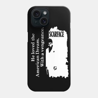 Scarface Redesigned Movie Poster Phone Case