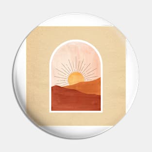 Warm boho landscape Pin