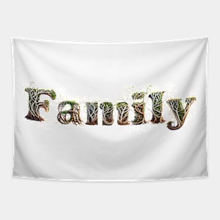 Family Tree Roots Tapestry