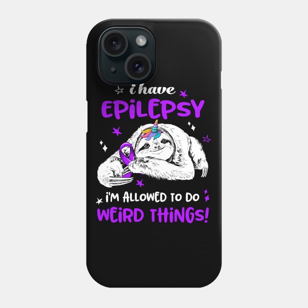 I have Epilepsy i'm allowed to do Weird Thing! Phone Case by ThePassion99