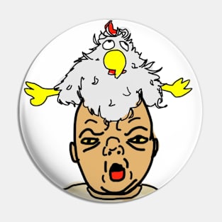 Ugly Baby Chicken Hat Pin