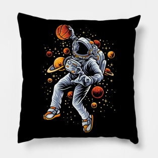 Slam dunk space Pillow