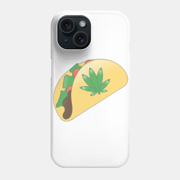 Weed Taco Phone Case by VibinEmoji