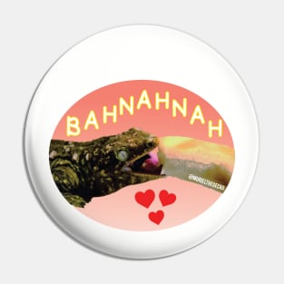 Muriel loves Bahnahnah (peach color) Pin