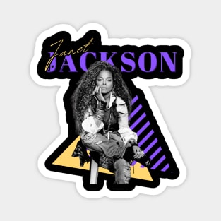 Janet jackson\\1980s retro fan Magnet