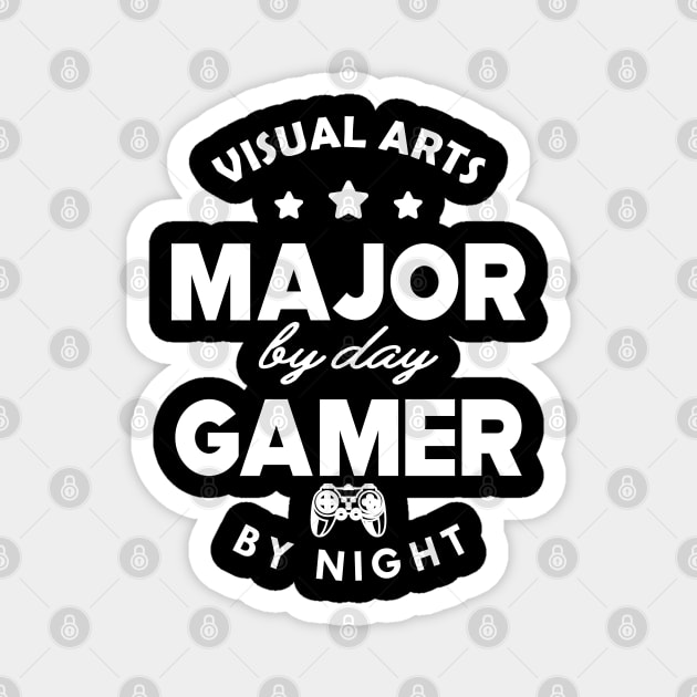 Visual arts major by day gamer Magnet by KC Happy Shop