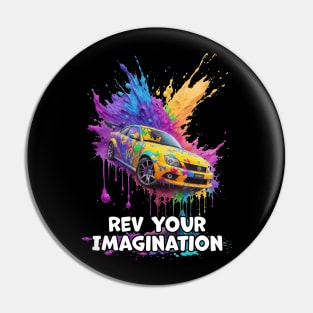 Chromatic Velocity: Ignite Your Imagination Pin