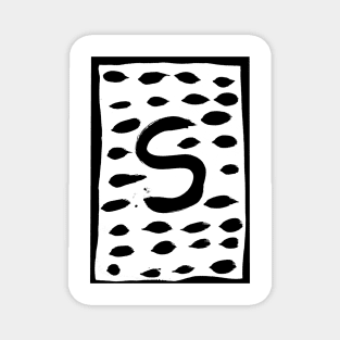 The letter s Magnet