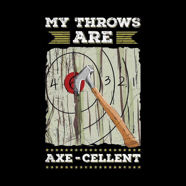 Axe Throwing  Design for a  Axe Thrower Expert by ErdnussbutterToast