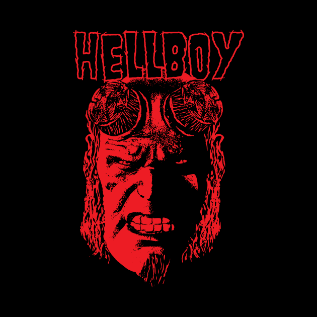 Hellboy by Daletheskater