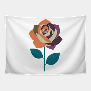 beautiful geometric rose Tapestry