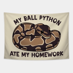 My Ball Python Ate My Homework Tapestry