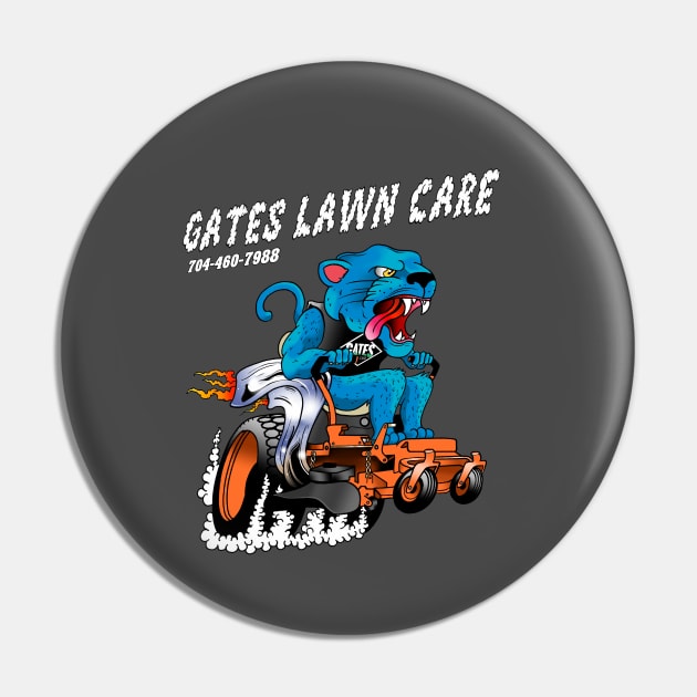 Gates Lawn Care "Catfink" Pin by ThePunkPanther